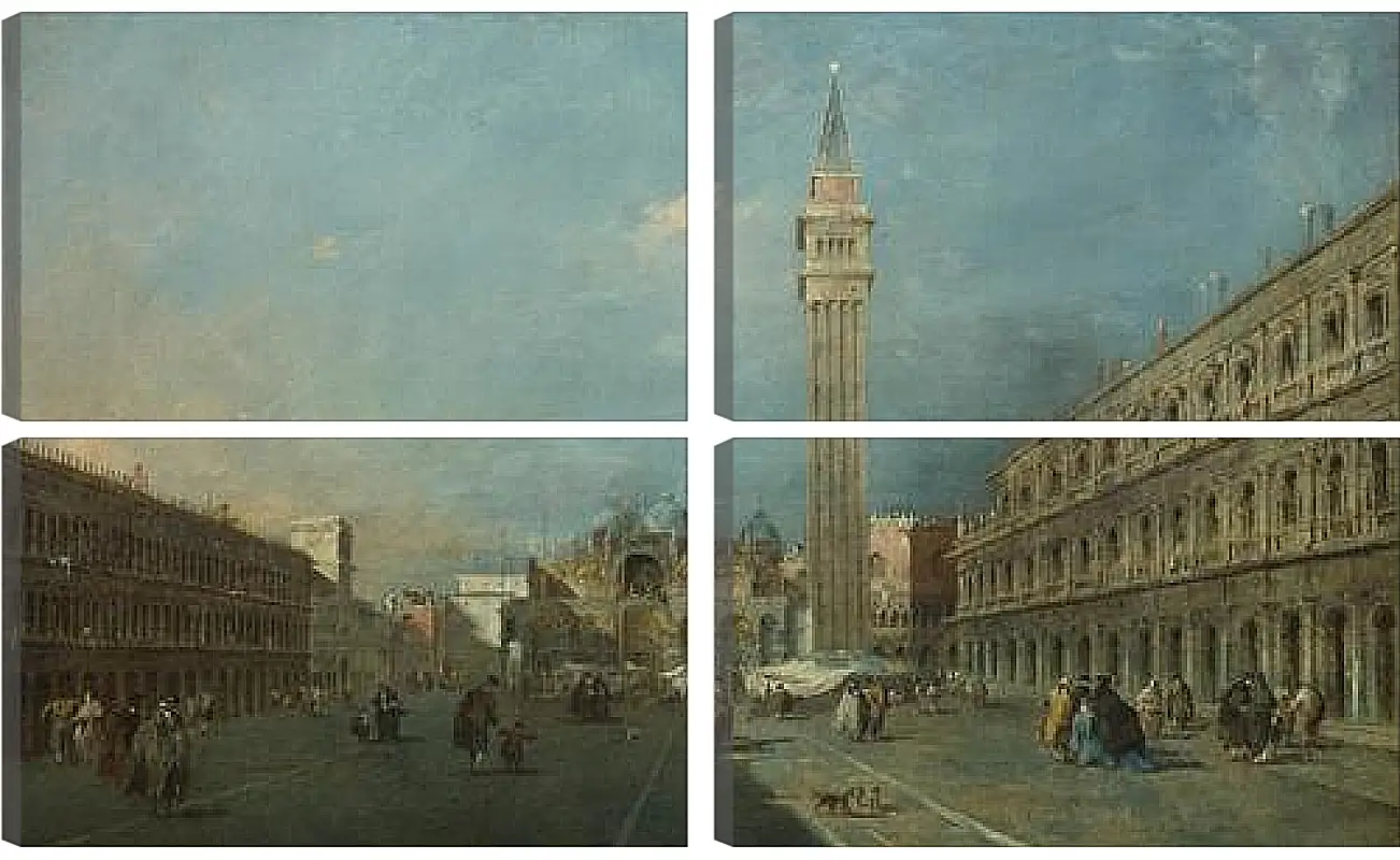 Модульная картина - Piazza San Marco. Франческо Гварди