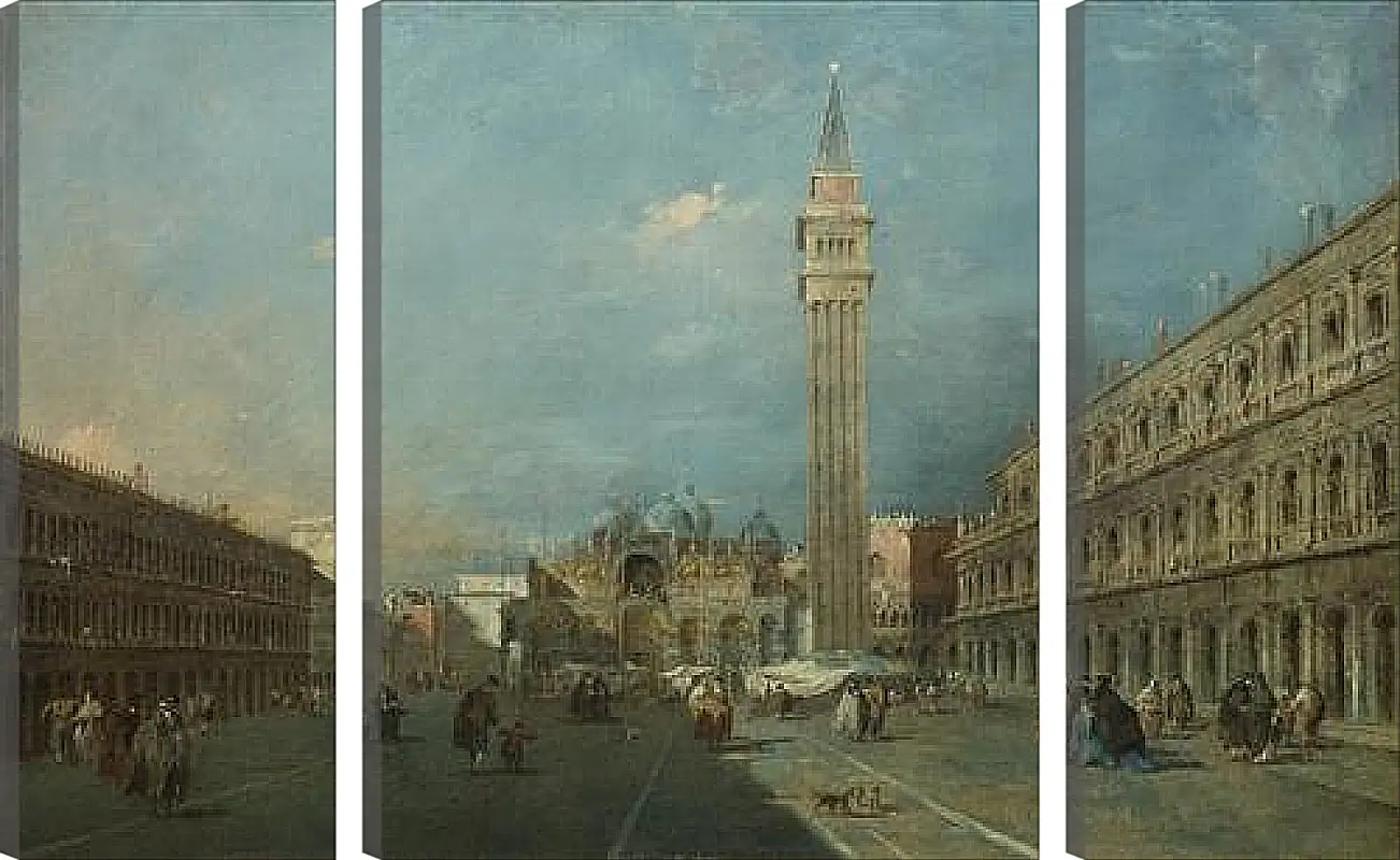 Модульная картина - Piazza San Marco. Франческо Гварди