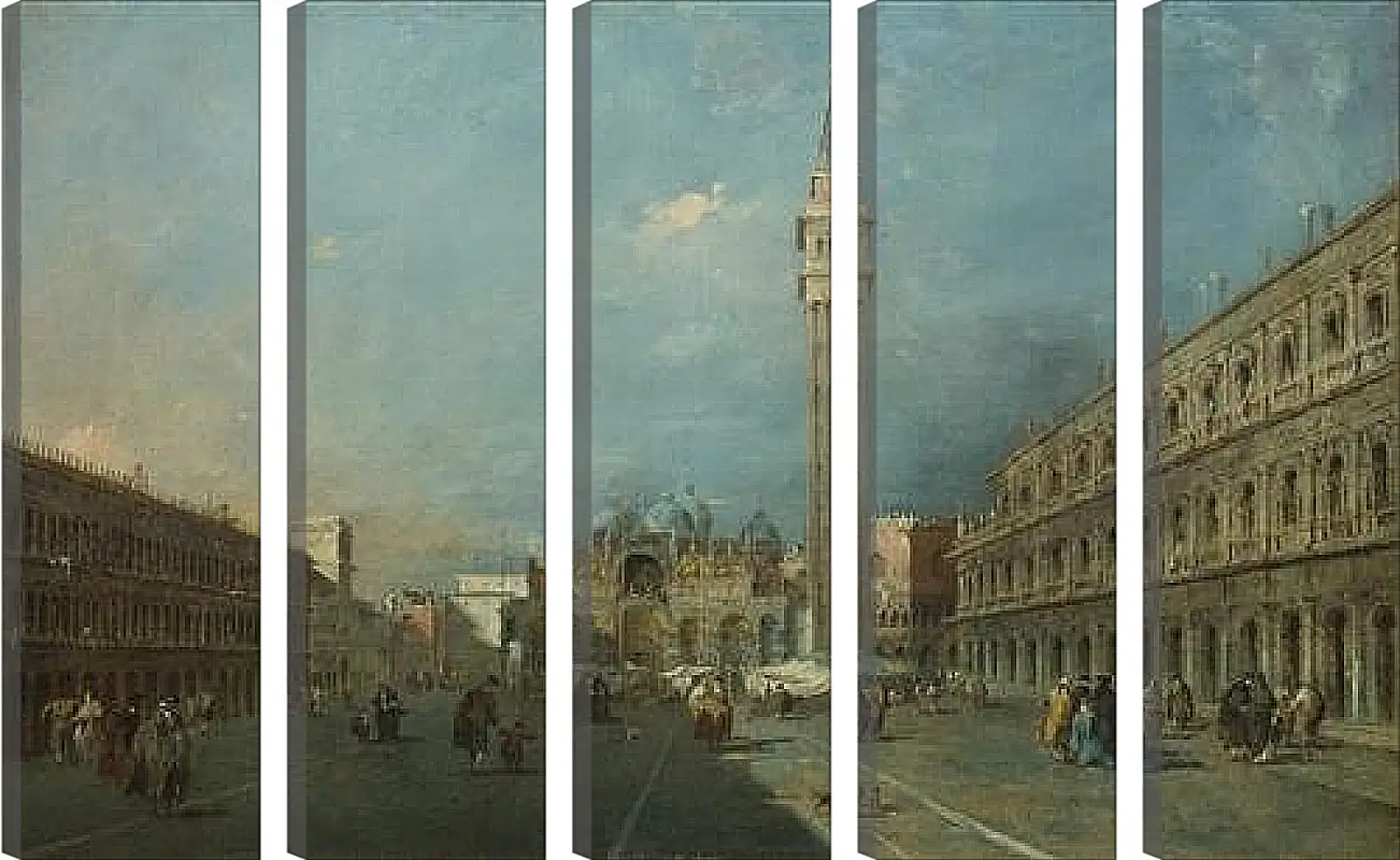 Модульная картина - Piazza San Marco. Франческо Гварди