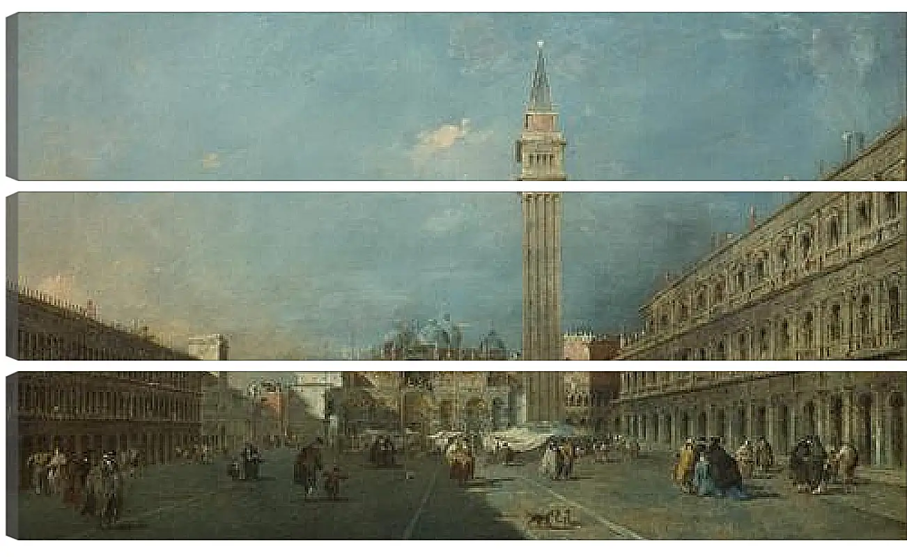 Модульная картина - Piazza San Marco. Франческо Гварди