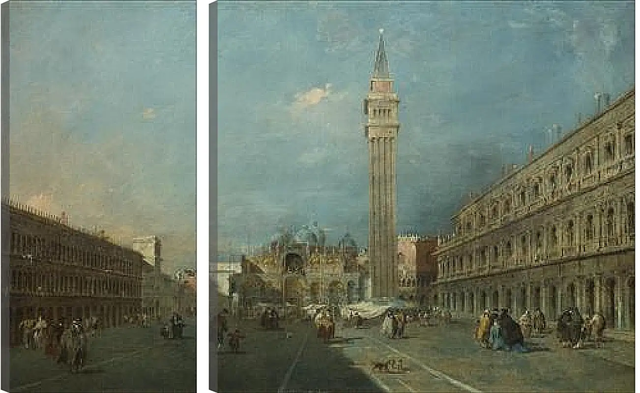 Модульная картина - Piazza San Marco. Франческо Гварди