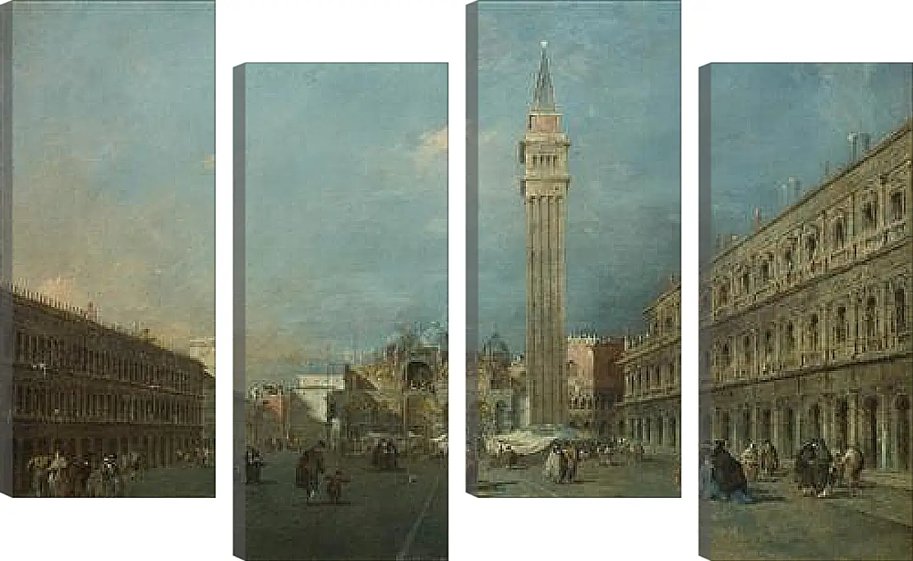 Модульная картина - Piazza San Marco. Франческо Гварди