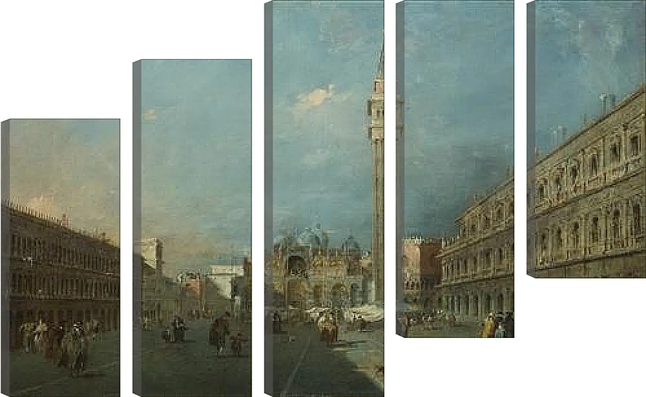 Модульная картина - Piazza San Marco. Франческо Гварди