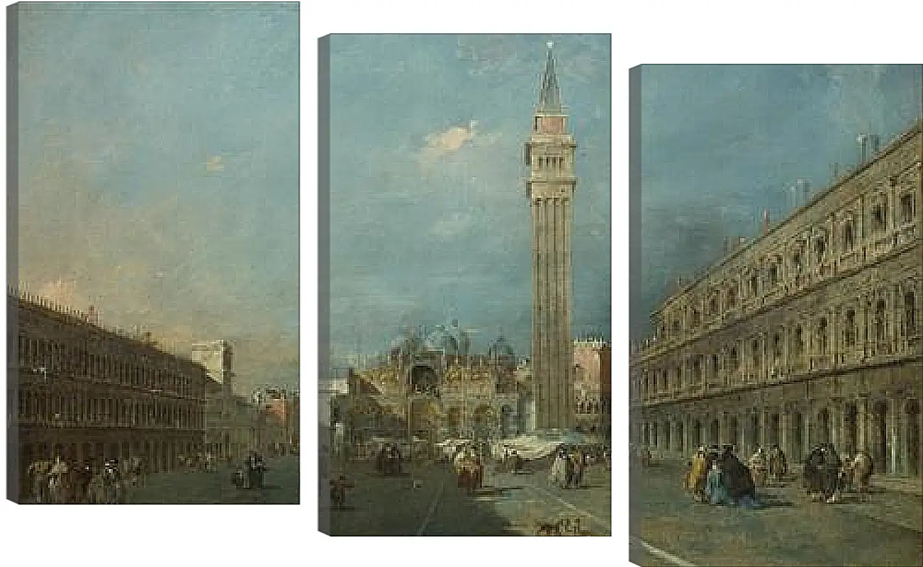 Модульная картина - Piazza San Marco. Франческо Гварди