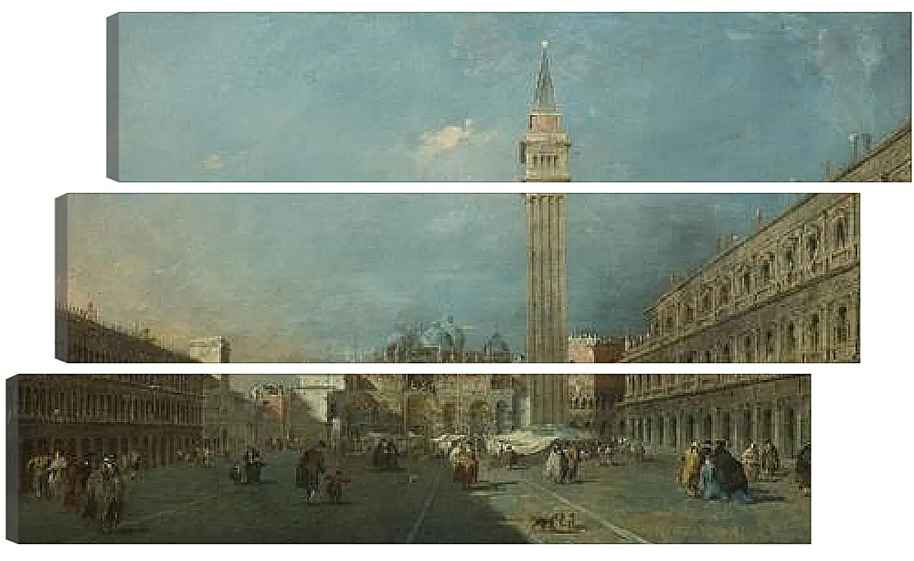 Модульная картина - Piazza San Marco. Франческо Гварди