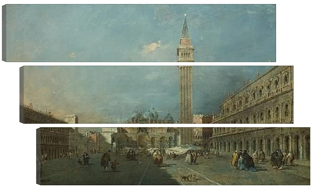 Модульная картина - Piazza San Marco. Франческо Гварди