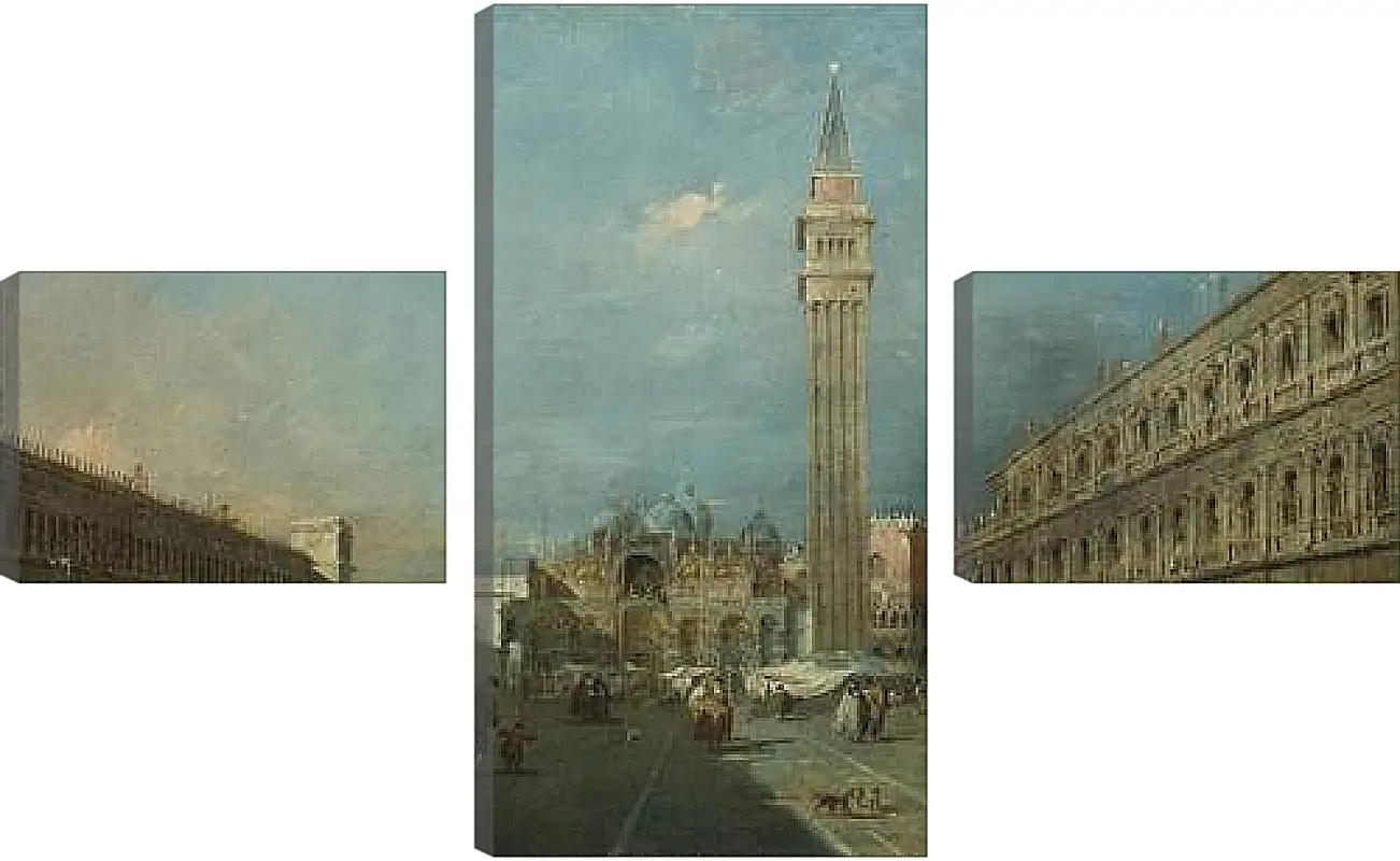 Модульная картина - Piazza San Marco. Франческо Гварди