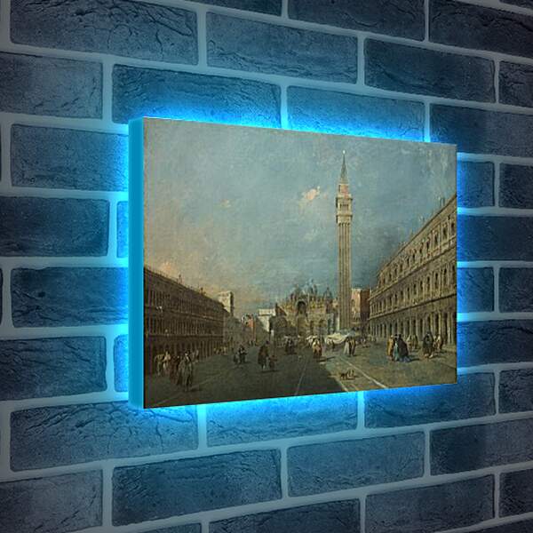 Лайтбокс световая панель - Piazza San Marco. Франческо Гварди