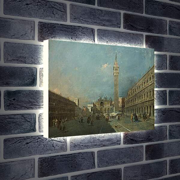 Лайтбокс световая панель - Piazza San Marco. Франческо Гварди