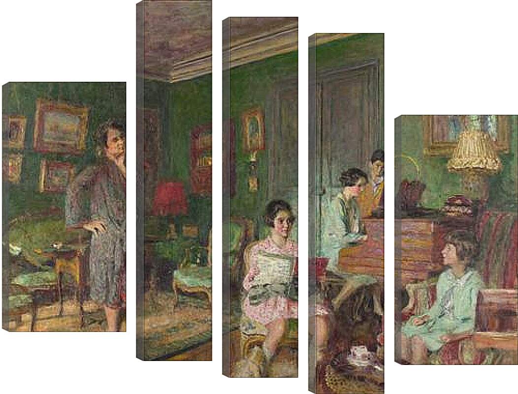 Модульная картина - Madame Andre Wormser and her Children. Эдуар Вюйар