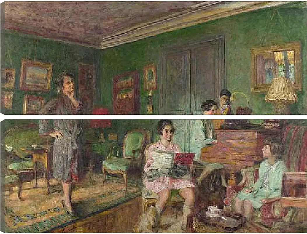 Модульная картина - Madame Andre Wormser and her Children. Эдуар Вюйар