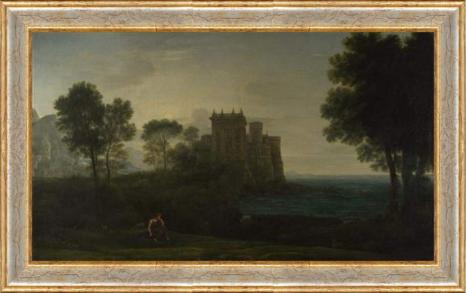 Картина в раме - The Enchanted Castle. Лоррен Клод