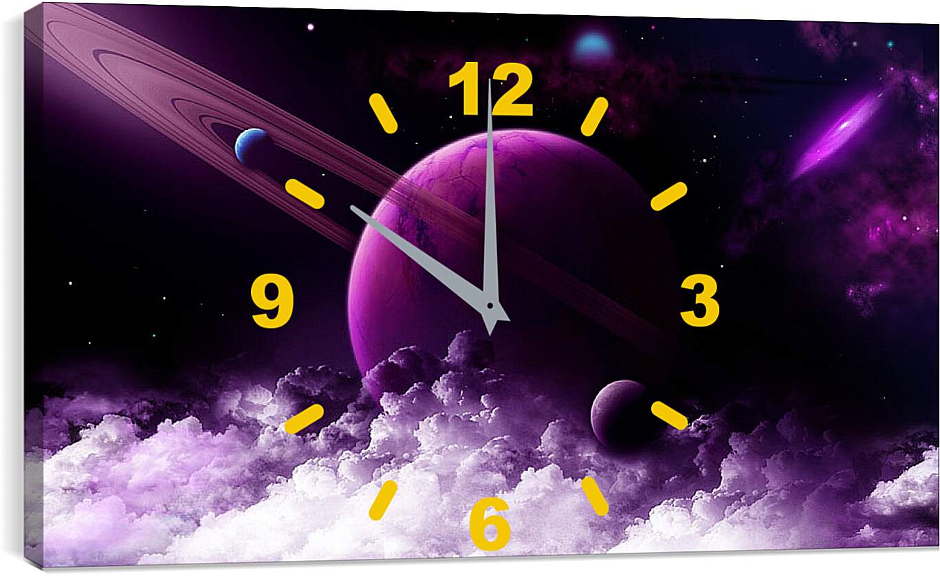 Часы картина - Планеты