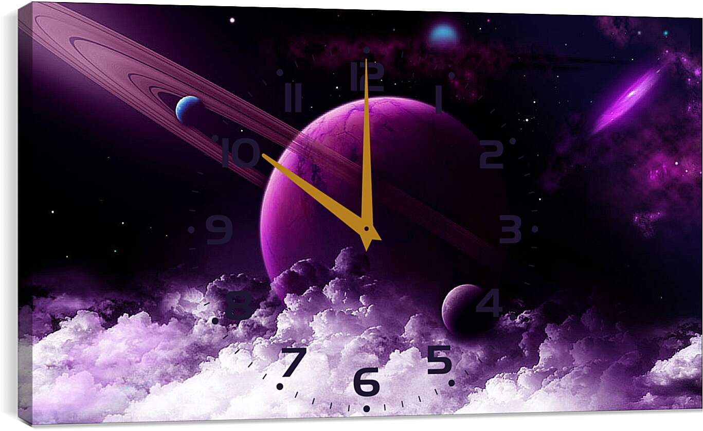 Часы картина - Планеты
