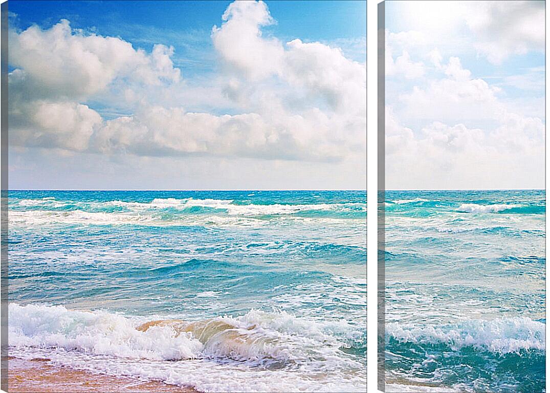 Модульная картина - Море, волны