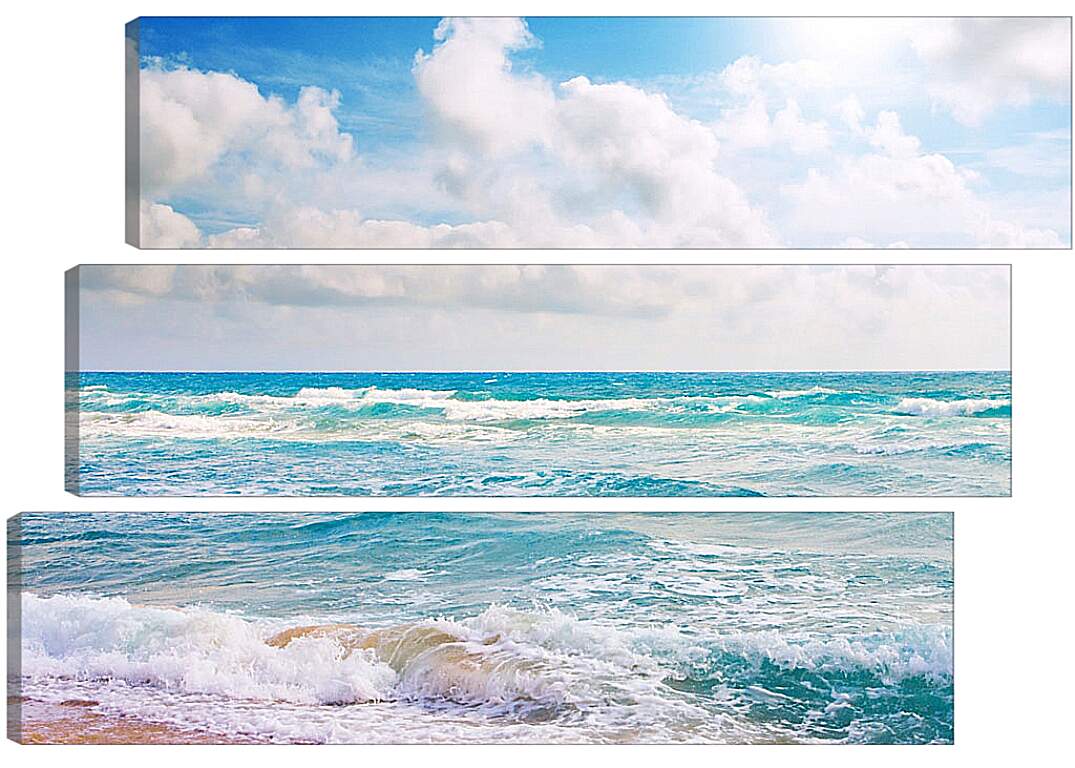 Модульная картина - Море, волны