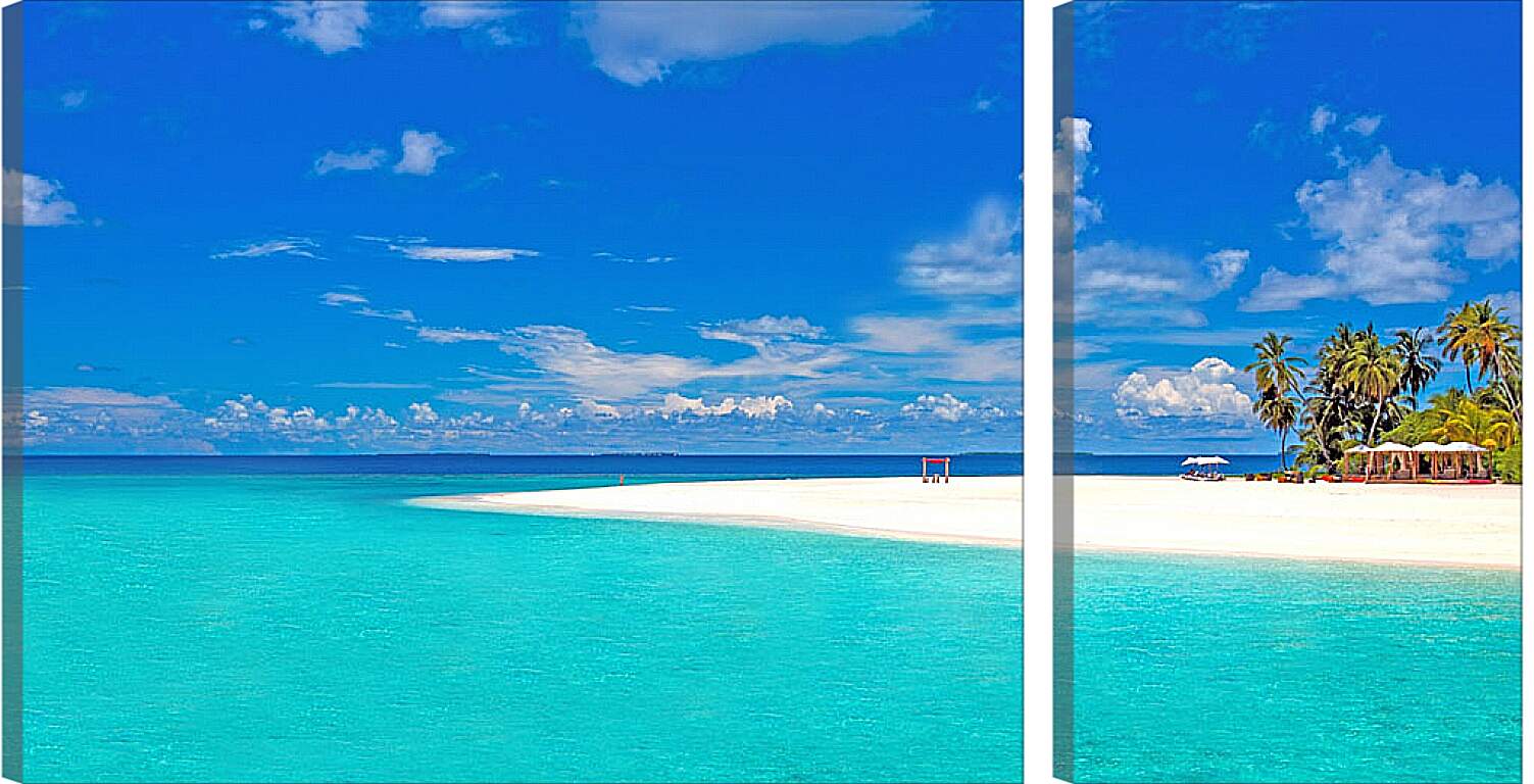 Модульная картина - Море и пляж