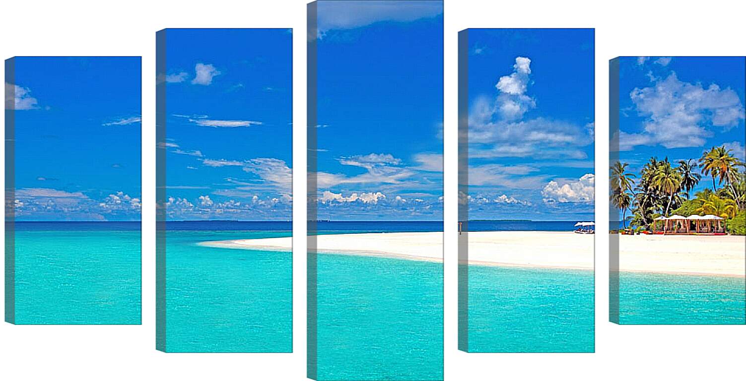 Модульная картина - Море и пляж