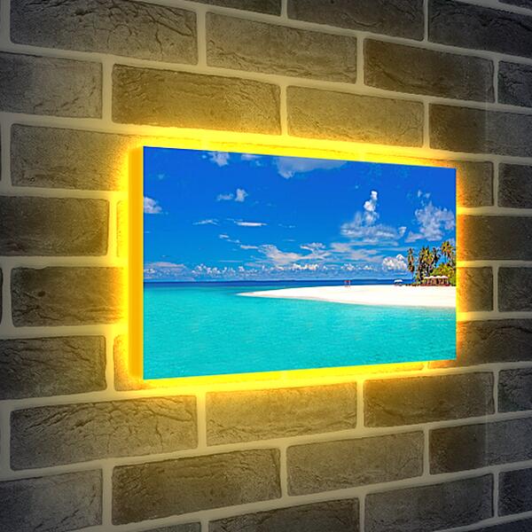 Лайтбокс световая панель - Море и пляж