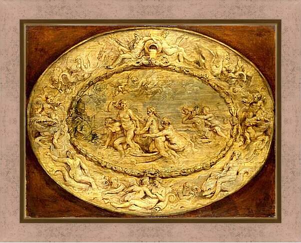 Картина в раме - The Birth of Venus. Питер Пауль Рубенс