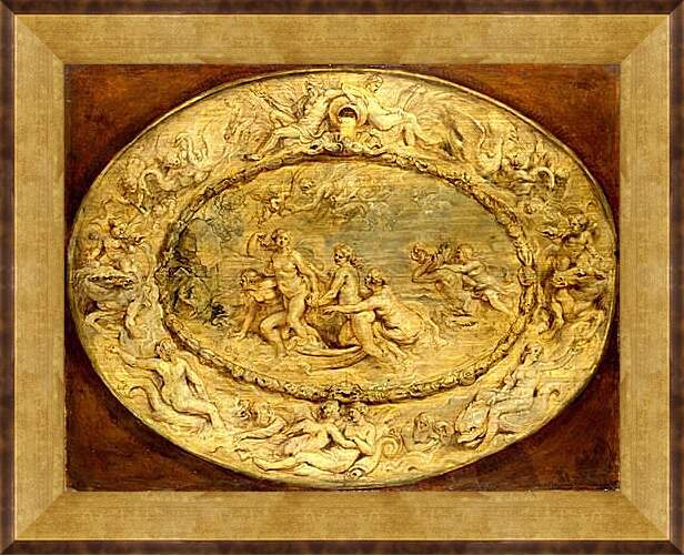 Картина в раме - The Birth of Venus. Питер Пауль Рубенс