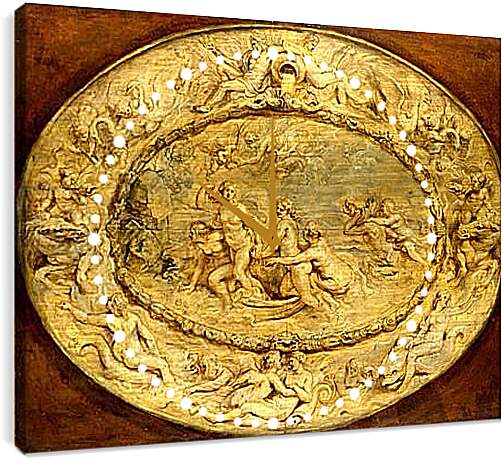 Часы картина - The Birth of Venus. Питер Пауль Рубенс