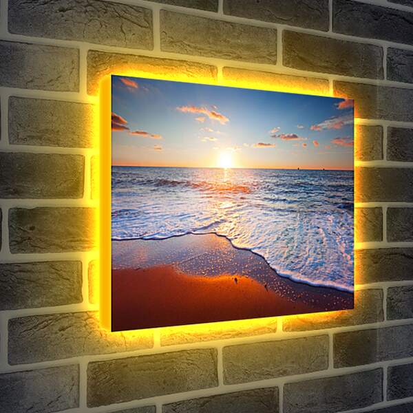 Лайтбокс световая панель - Море, пляж,закат