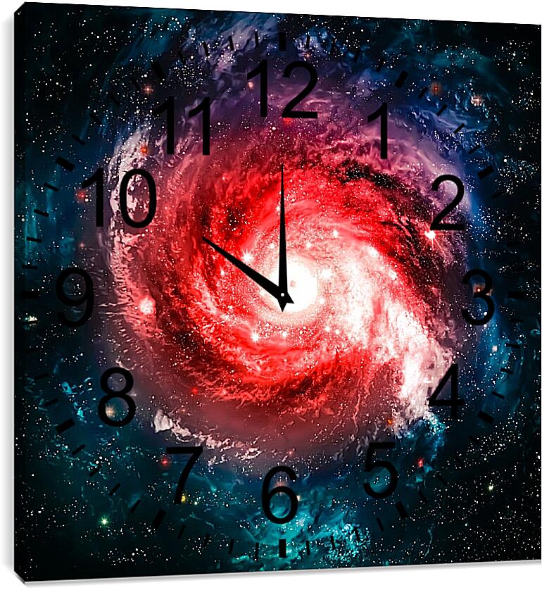Часы картина - Галактика