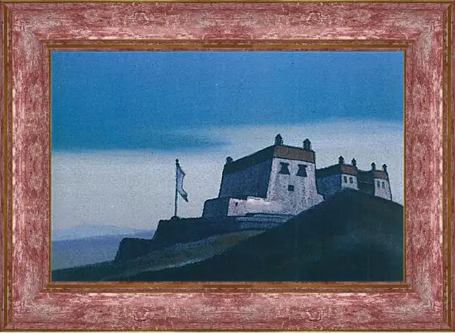 Картина в раме - Монасырь. Рерих Николай