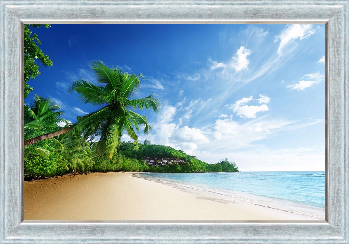 Картина в раме - Дикий пляж