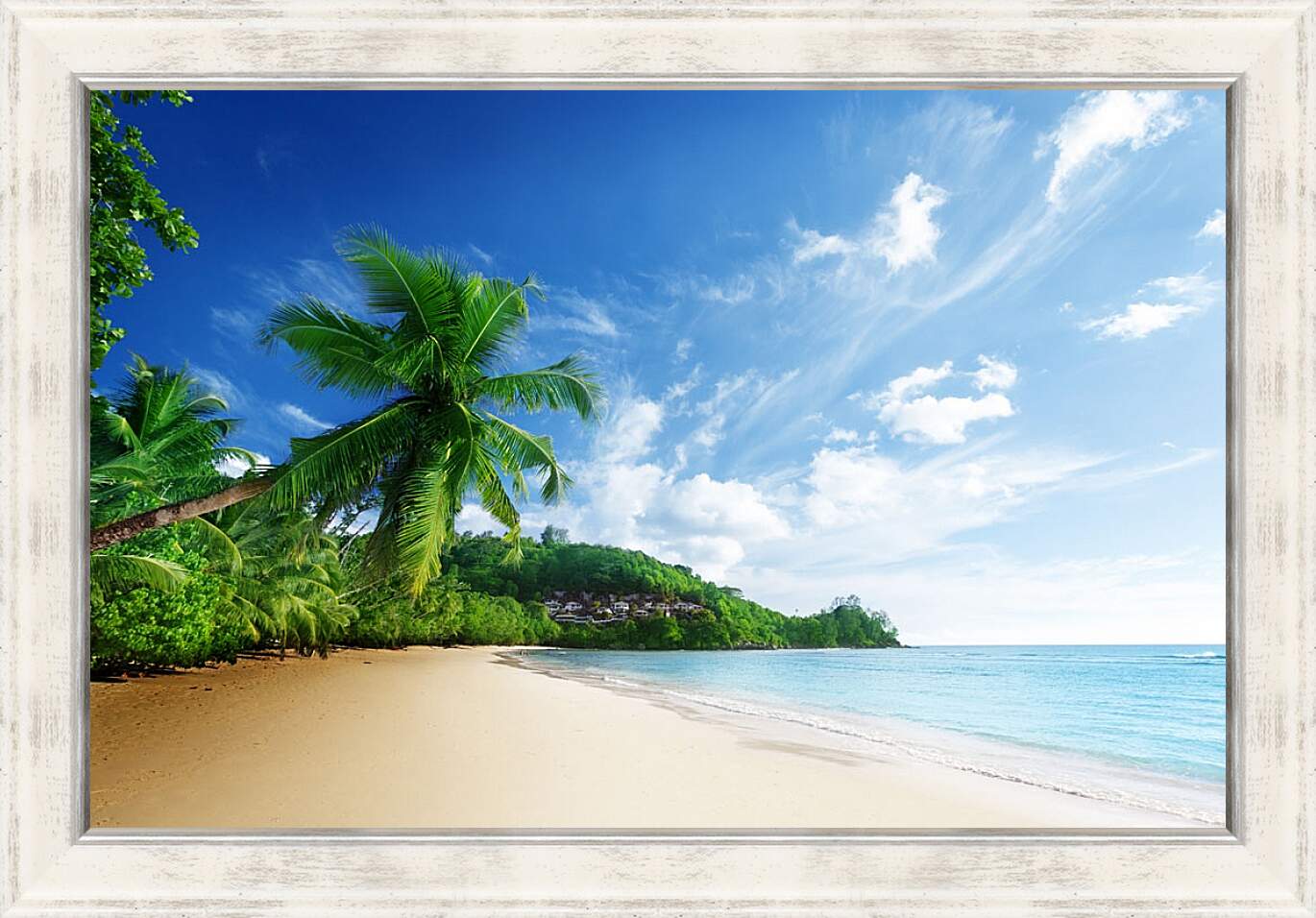 Картина в раме - Дикий пляж