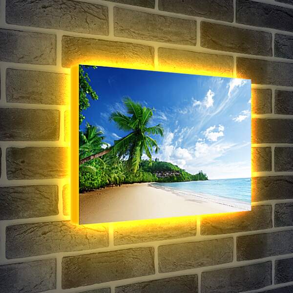 Лайтбокс световая панель - Дикий пляж