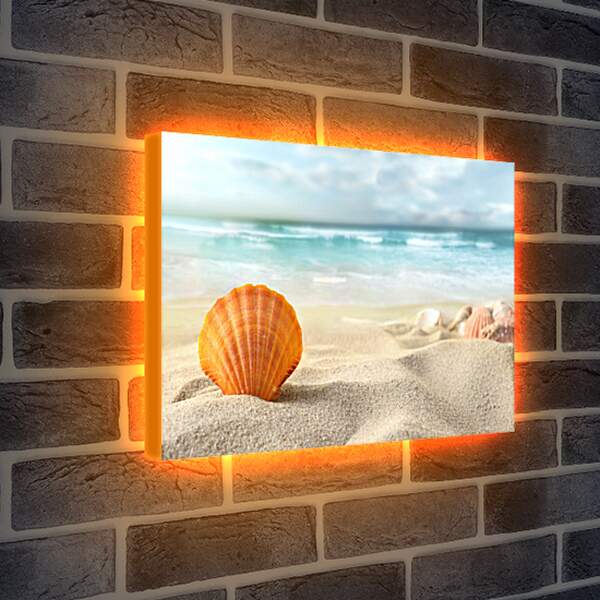 Лайтбокс световая панель - Морской пляж