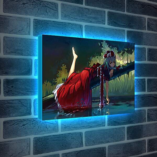 Лайтбокс световая панель - Девочка над водой