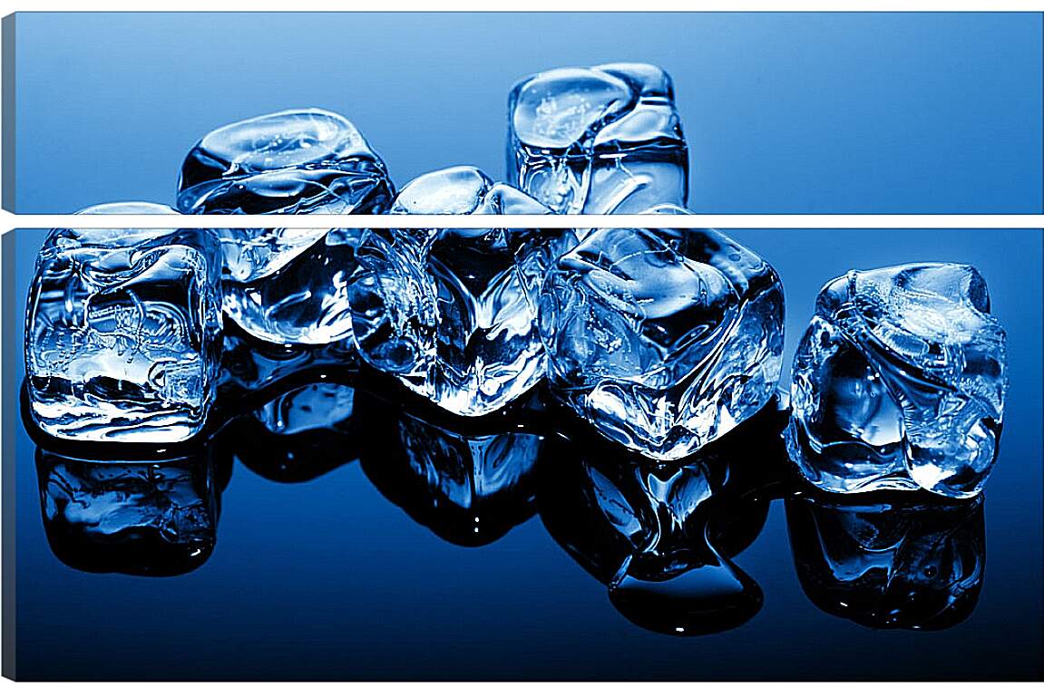 Модульная картина - Кубики льда