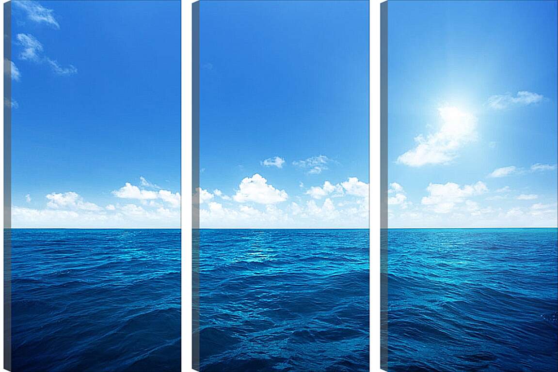 Модульная картина - Море, солнце
