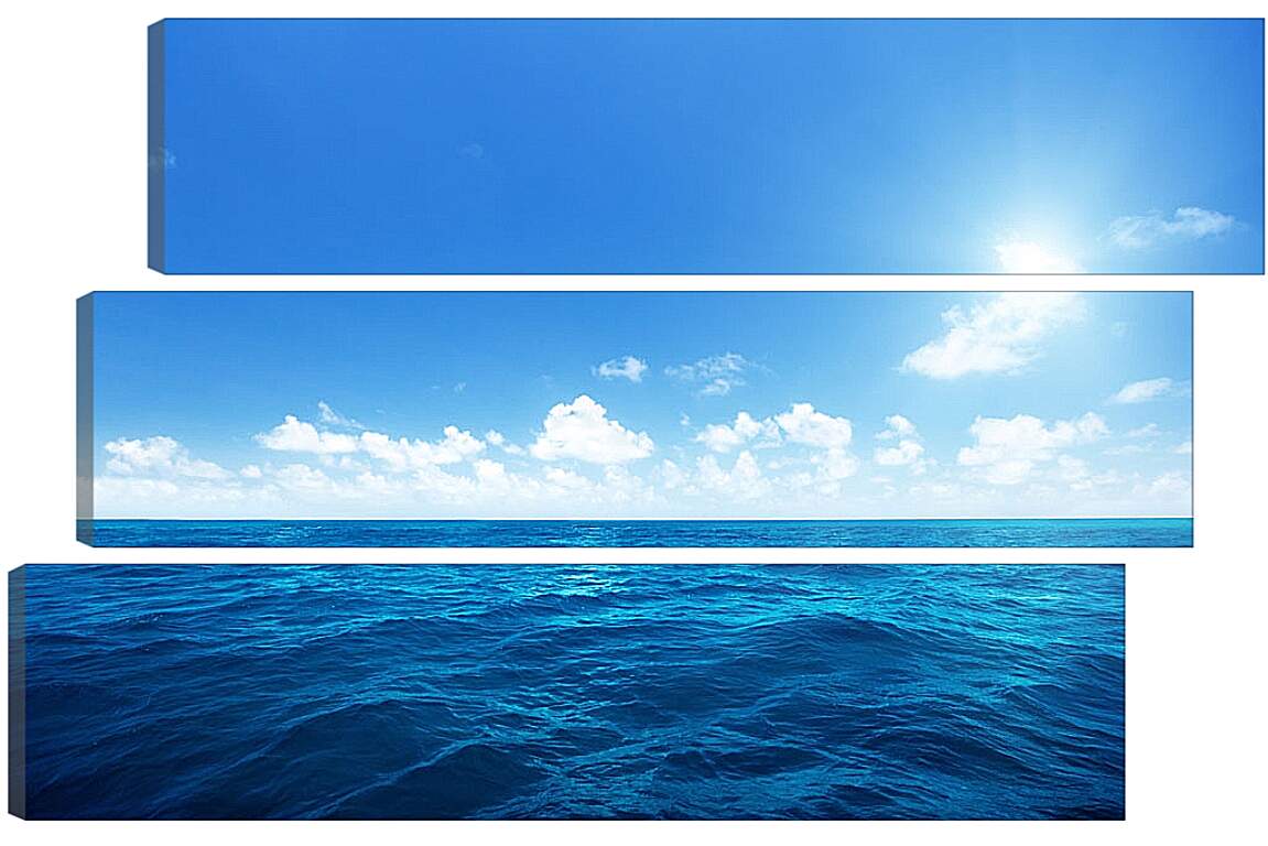 Модульная картина - Море, солнце