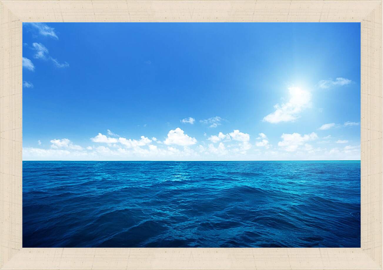 Картина в раме - Море, солнце
