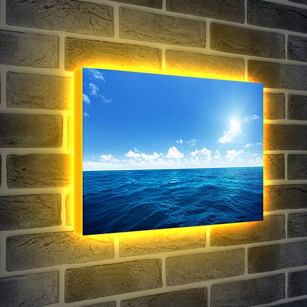 Лайтбокс световая панель - Море, солнце