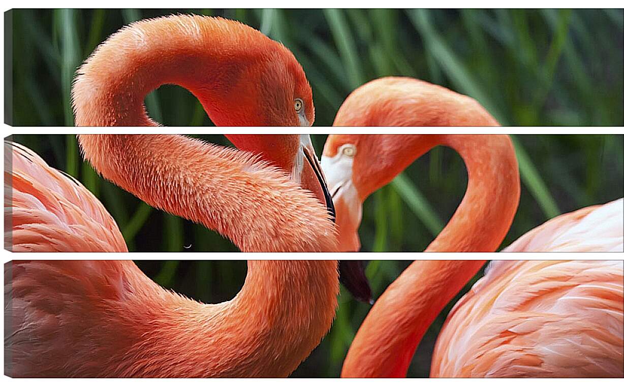 Модульная картина - Два фламинго