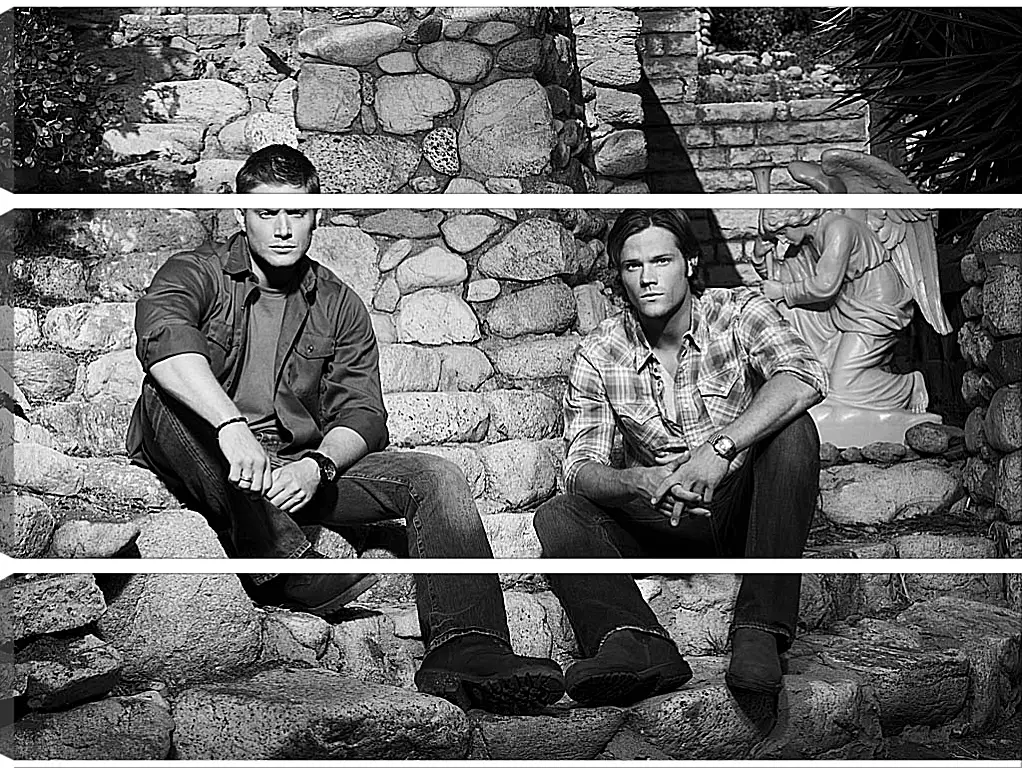 Модульная картина - Дженсен Эклз (JENSEN AСKLES) и Джаред Падалеки (Jared Padalecki)