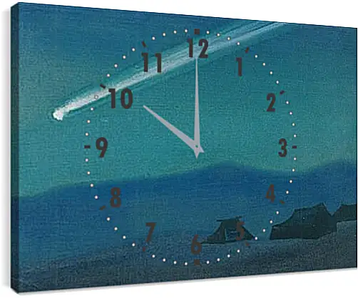 Часы картина - Нагорье Чан-Танг. Рерих Николай