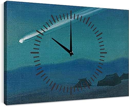 Часы картина - Нагорье Чан-Танг. Рерих Николай