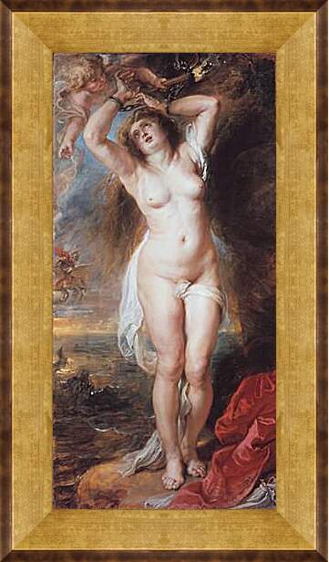 Картина в раме - Perseus Freeing Andromeda. Питер Пауль Рубенс