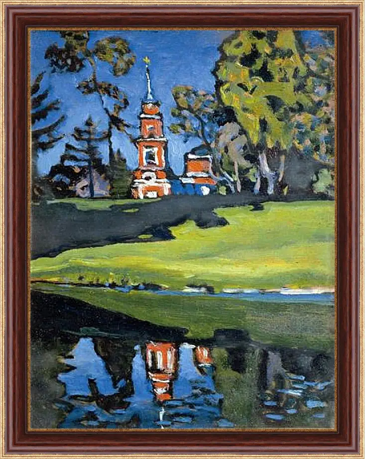 Картина в раме - Ахтырка. Кандинский Василий