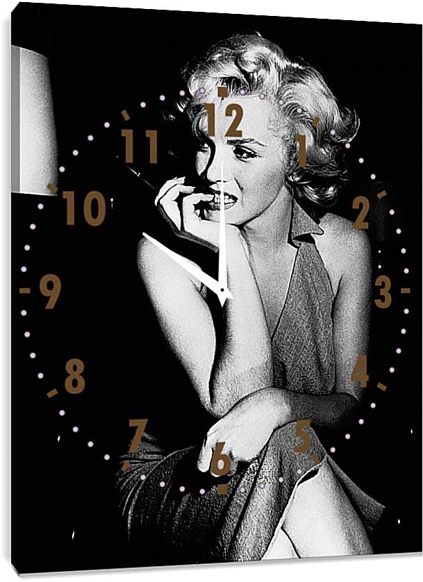 Часы картина - Мерилин Монро (Marilyn Monroe)