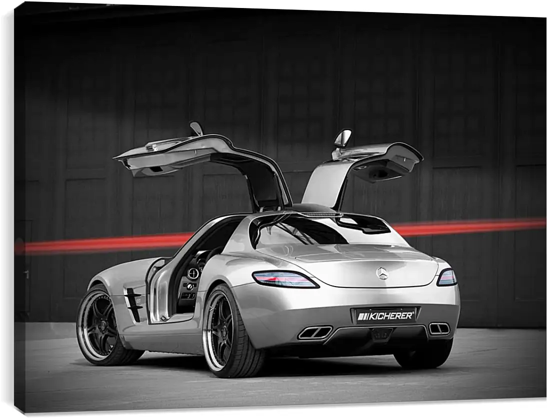 Постер и плакат - Mercedes SLS AMG