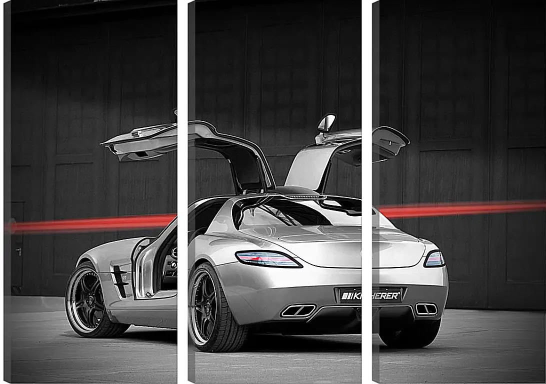 Модульная картина - Mercedes SLS AMG