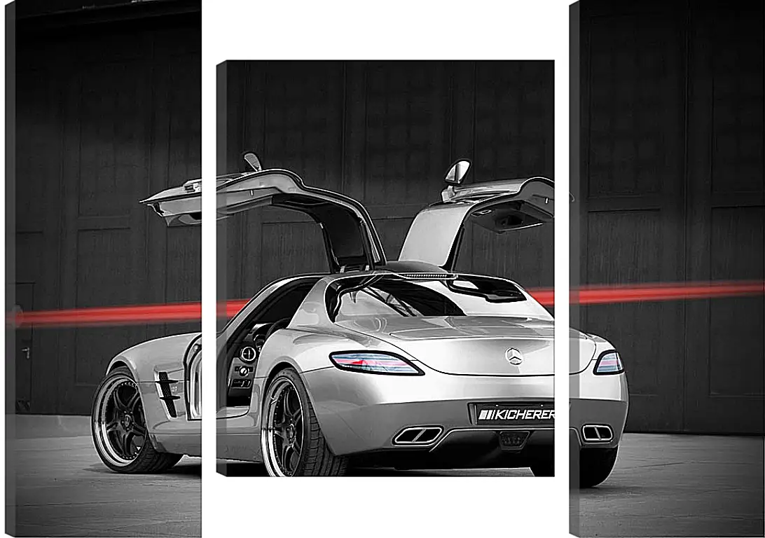 Модульная картина - Mercedes SLS AMG