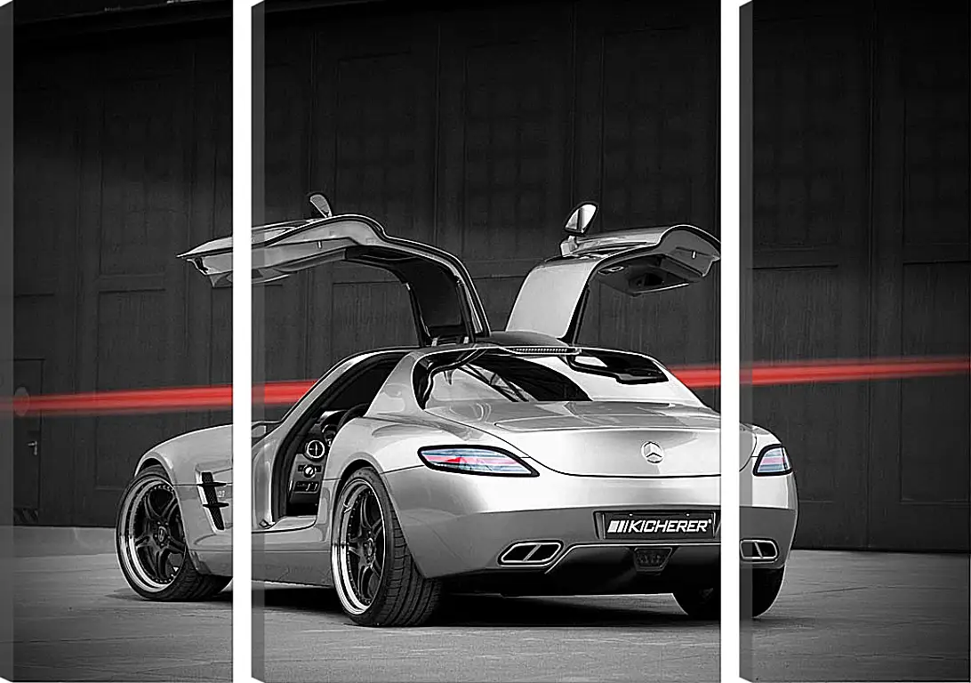 Модульная картина - Mercedes SLS AMG